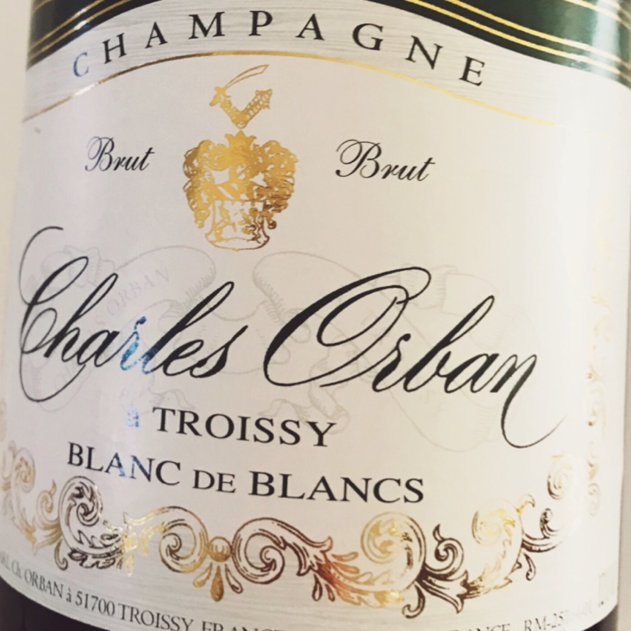 Charles Orban Troissy Brut Blanc De Blancs Champagne Blend