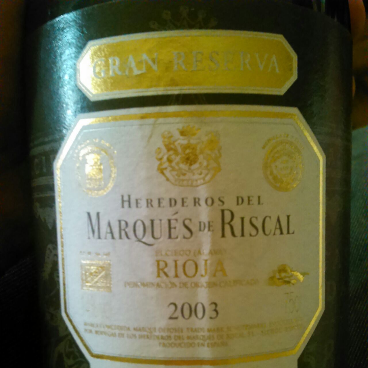 Marqu S De Riscal Gran Reserva Herederos Del Marques De Riscal Rioja