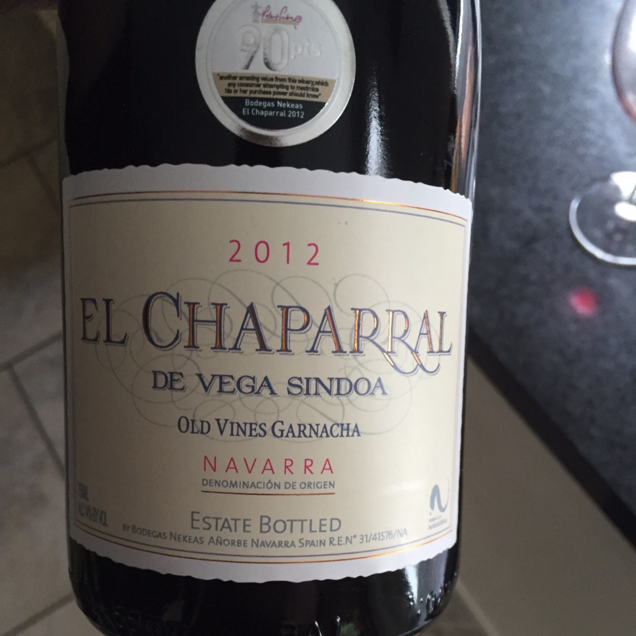 Bodegas Nekeas El Chaparral de Vega Sindoa Navarra Old Vines Grenache