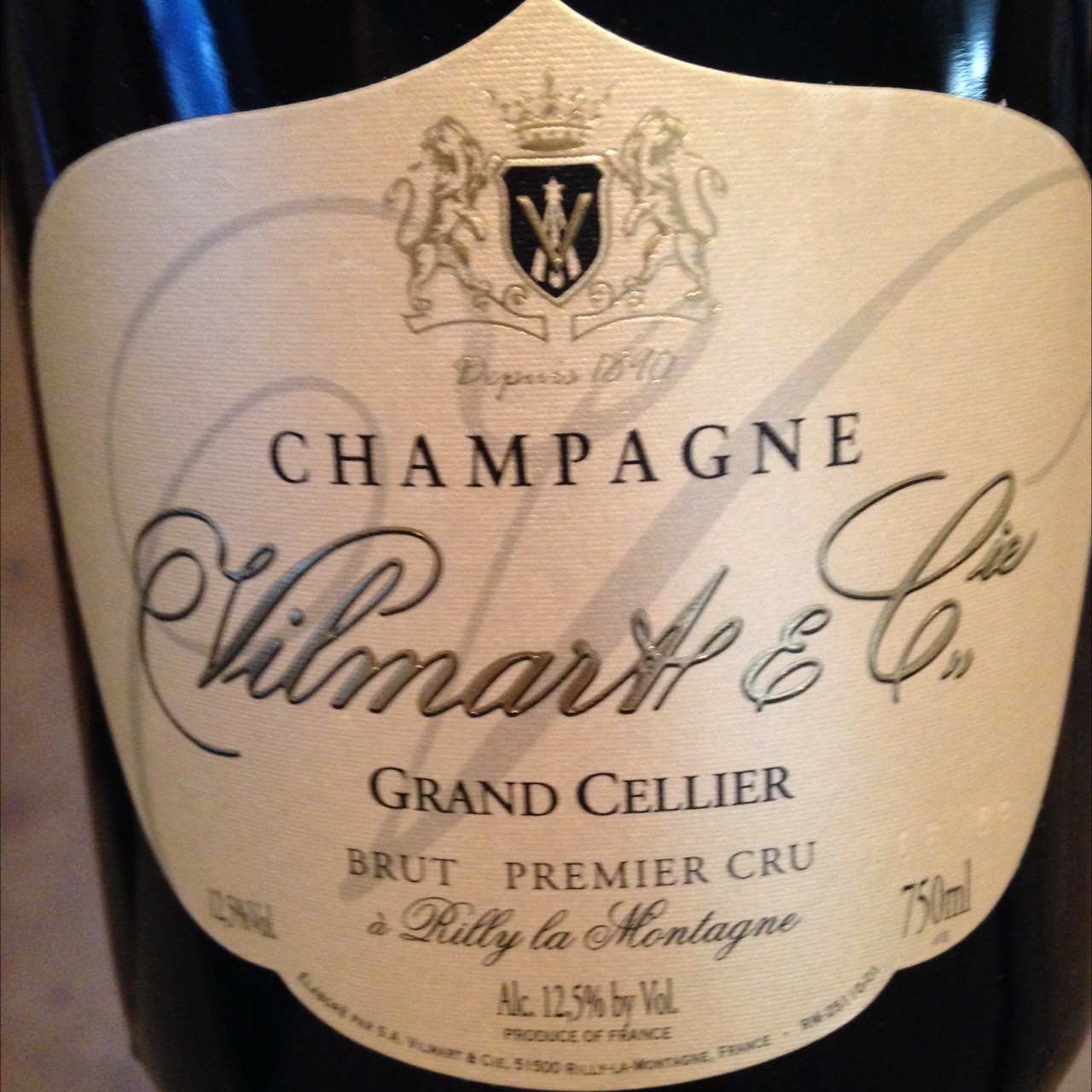 Vilmart Cie Grand Cellier 1er Cru Brut Champagne Blend Nv