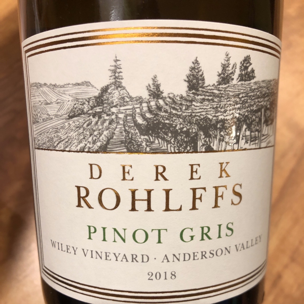 Derek Rohlffs Wiley Vineyard Pinot Gris