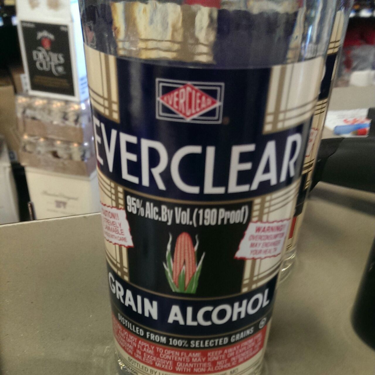 Everclear 190 Proof Grain Alcohol