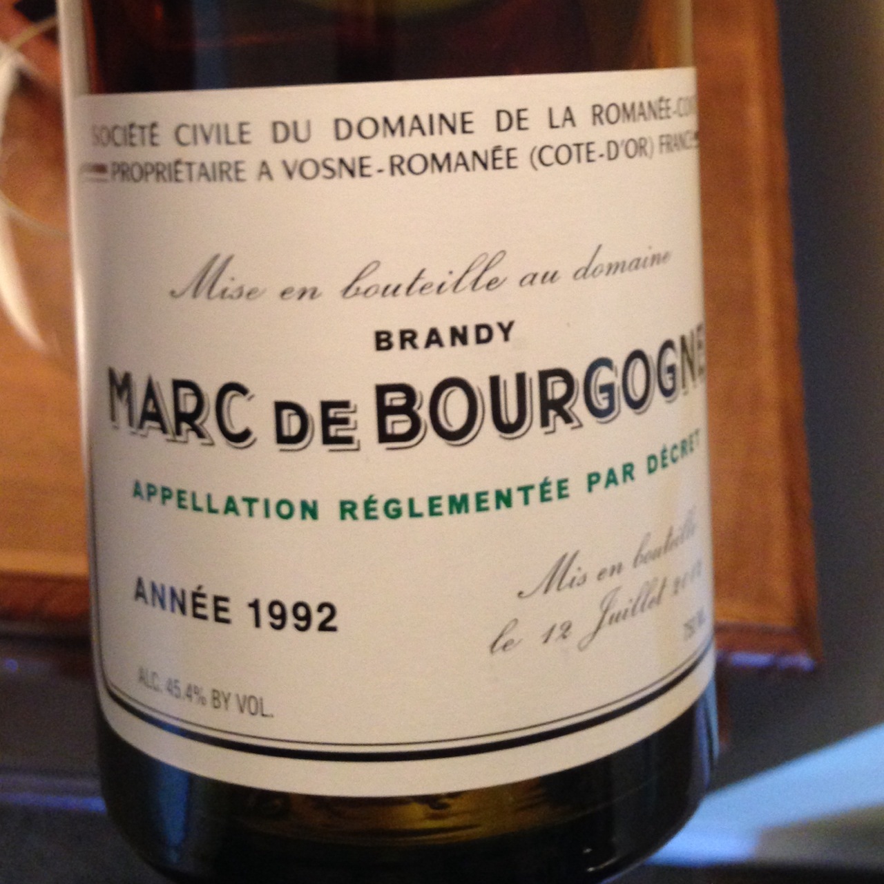 Domaine de la Romanée-Conti (DRC) Marc de Bourgogne Pinot Noir