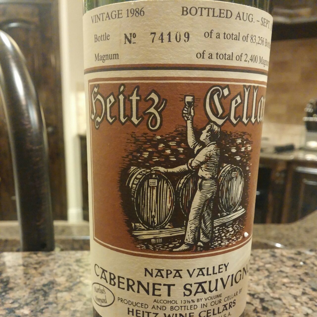 1986 Heitz Cellar Martha's Vineyard Cabernet Sauvignon