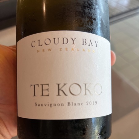 Cloudy Bay Te Koko Sauvignon Blanc , 2019