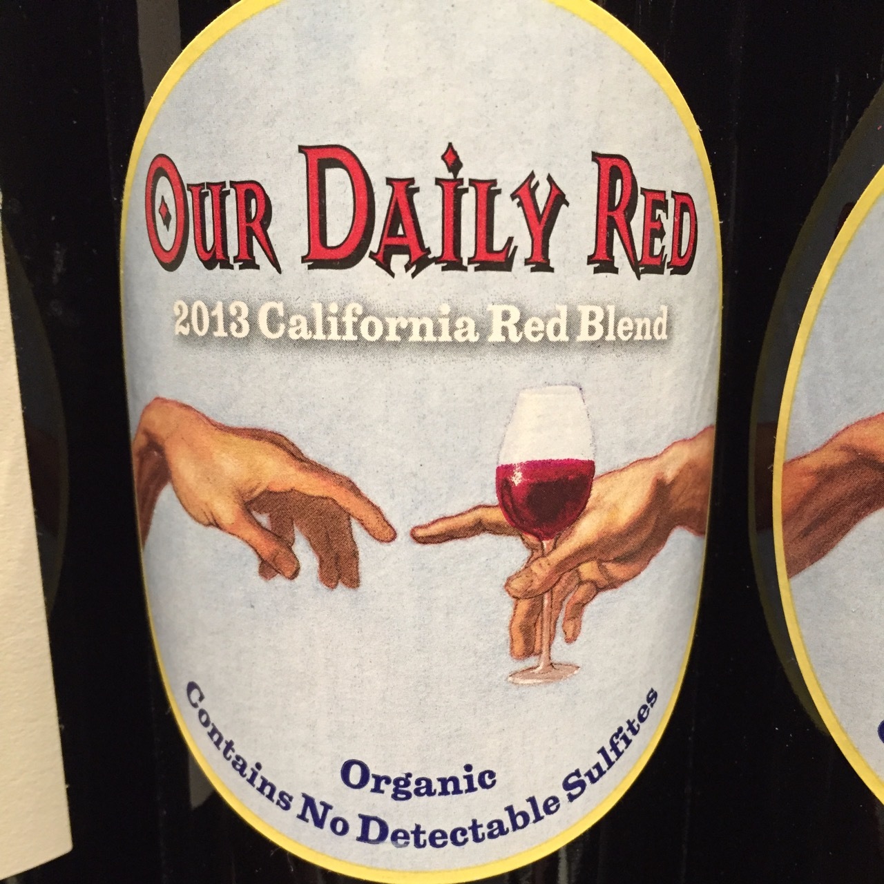 Our Daily Wines Our Daily Red California Red Blend