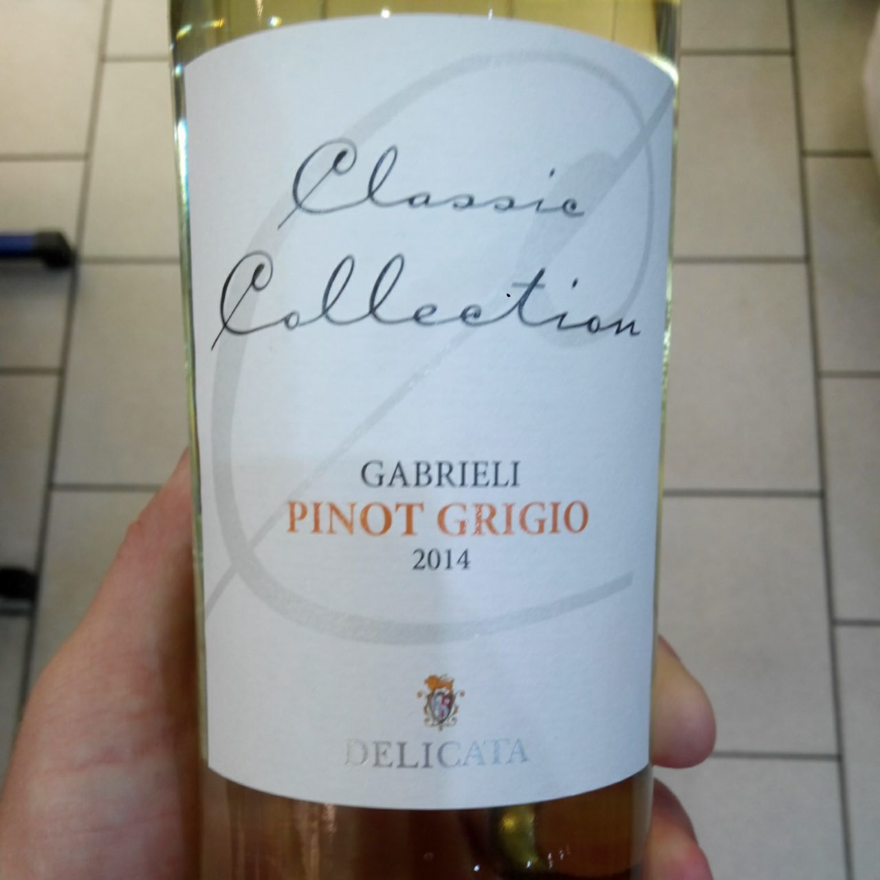 Delicata Classic Collection Gabrieli Pinot Grigio