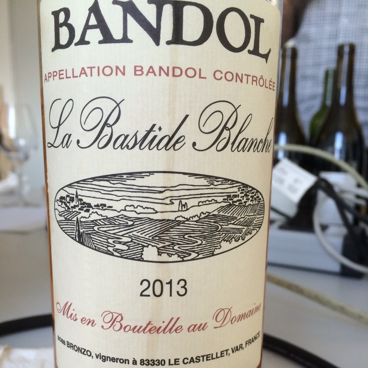 La Bastide Blanche Bandol Mourvèdre Blend Rosé
