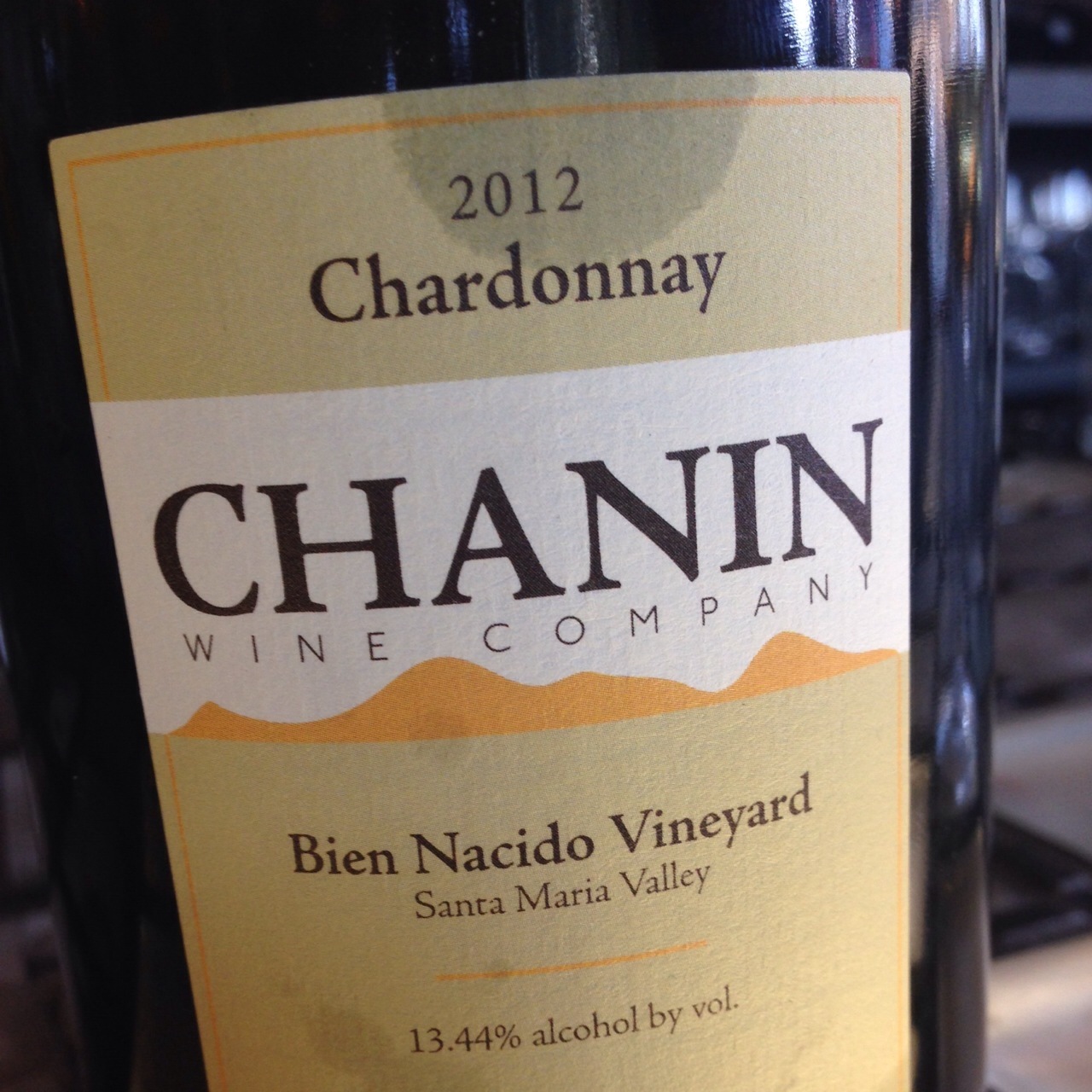 Chanin Bien Nacido Vineyard Chardonnay 2015 – B-21