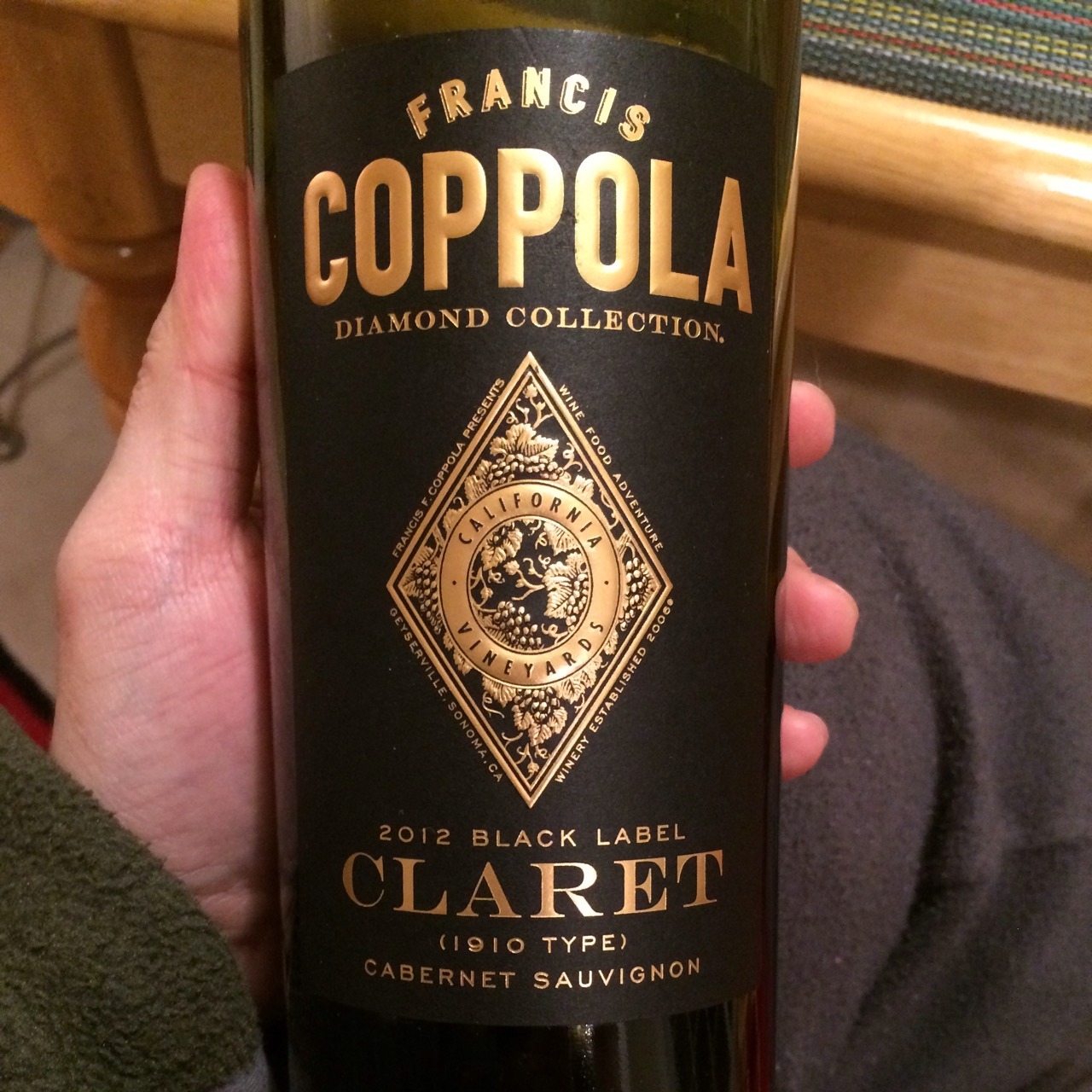 coppola wine black label claret