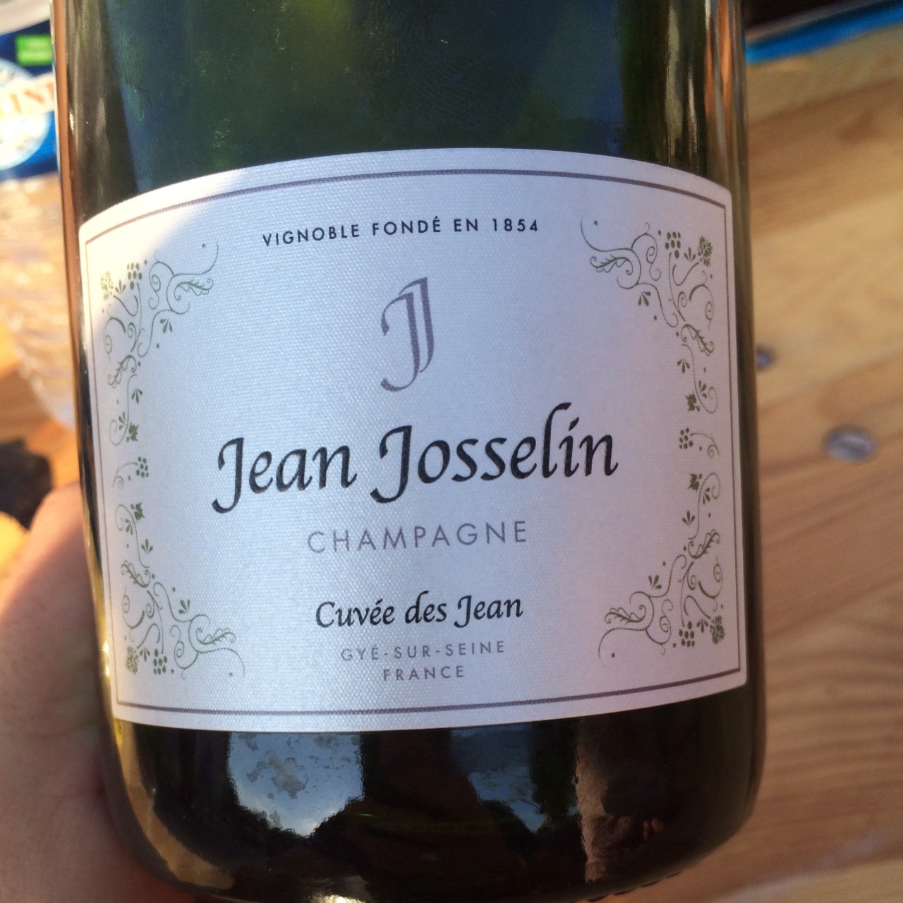 2013 Jean Josselin Cuvée des Jean Champagne Pinot Noir