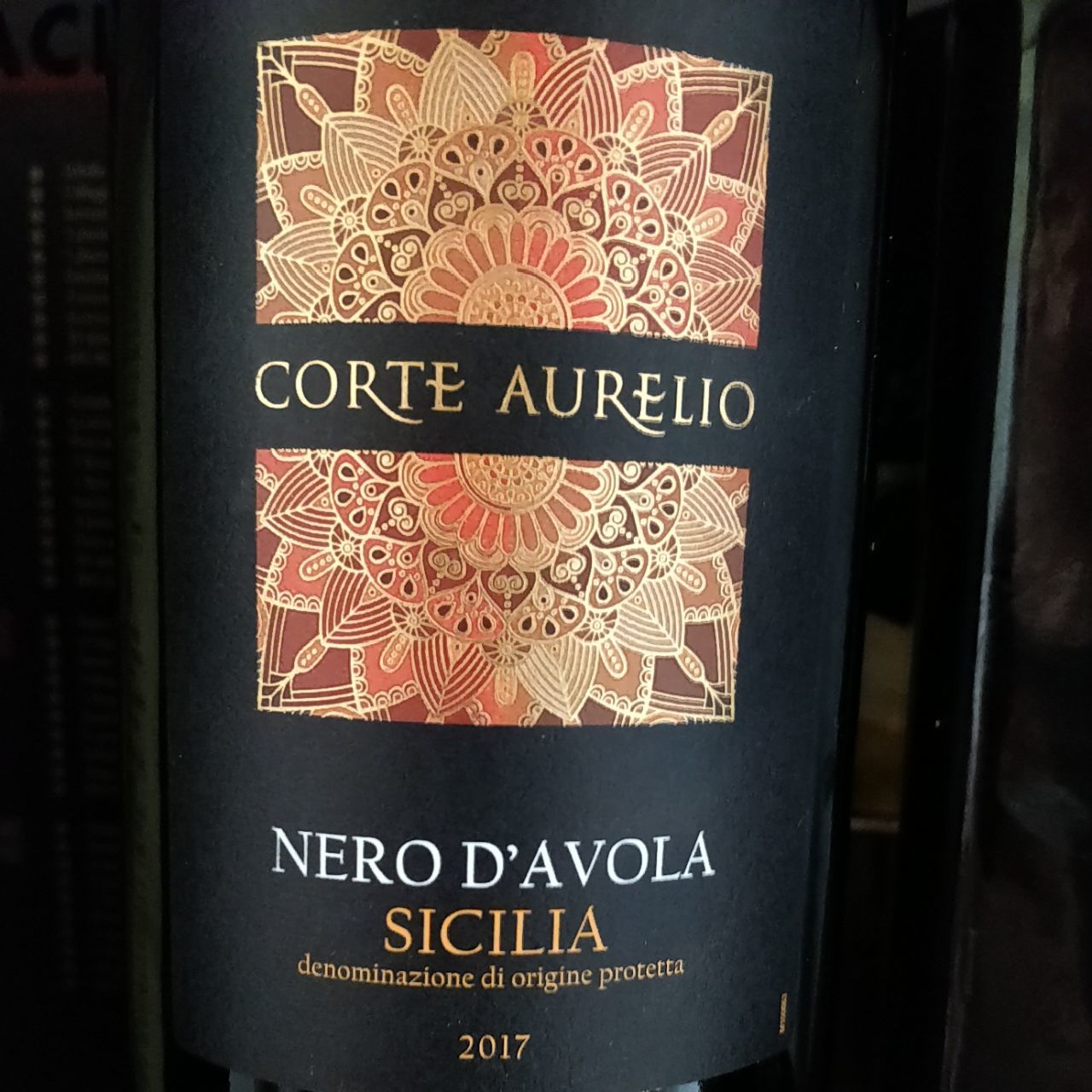 Nero d\'Avola Sicilia Aurelio Corte