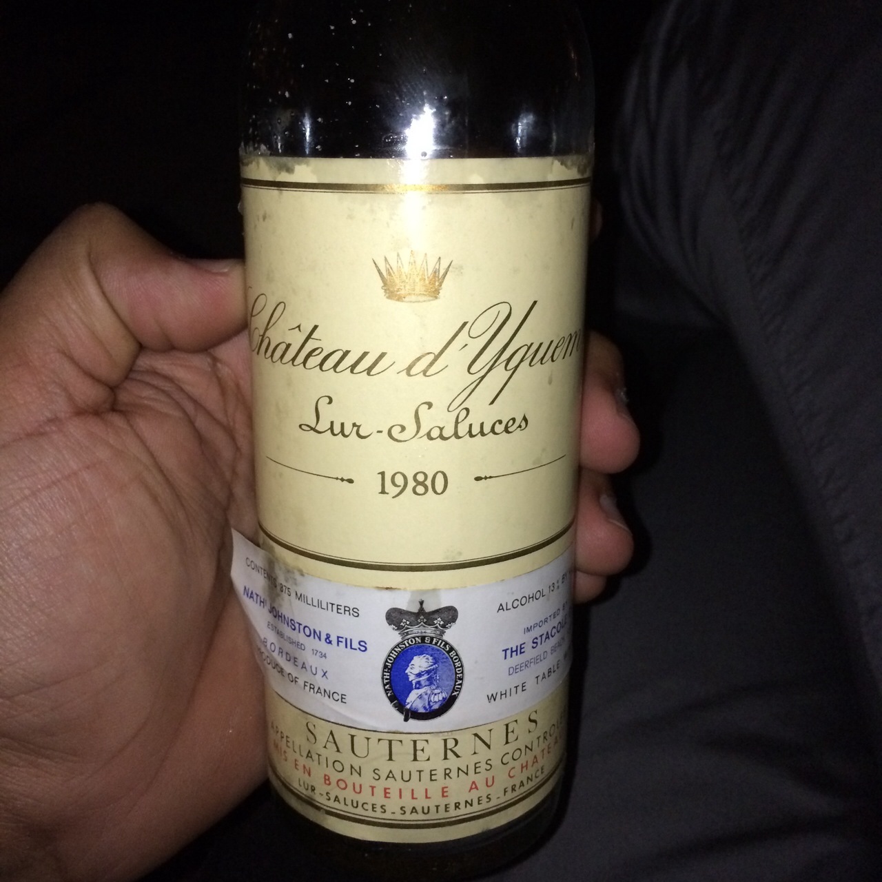 1980 Château d'Yquem Sauternes Sémillon-Sauvignon Blanc Blend