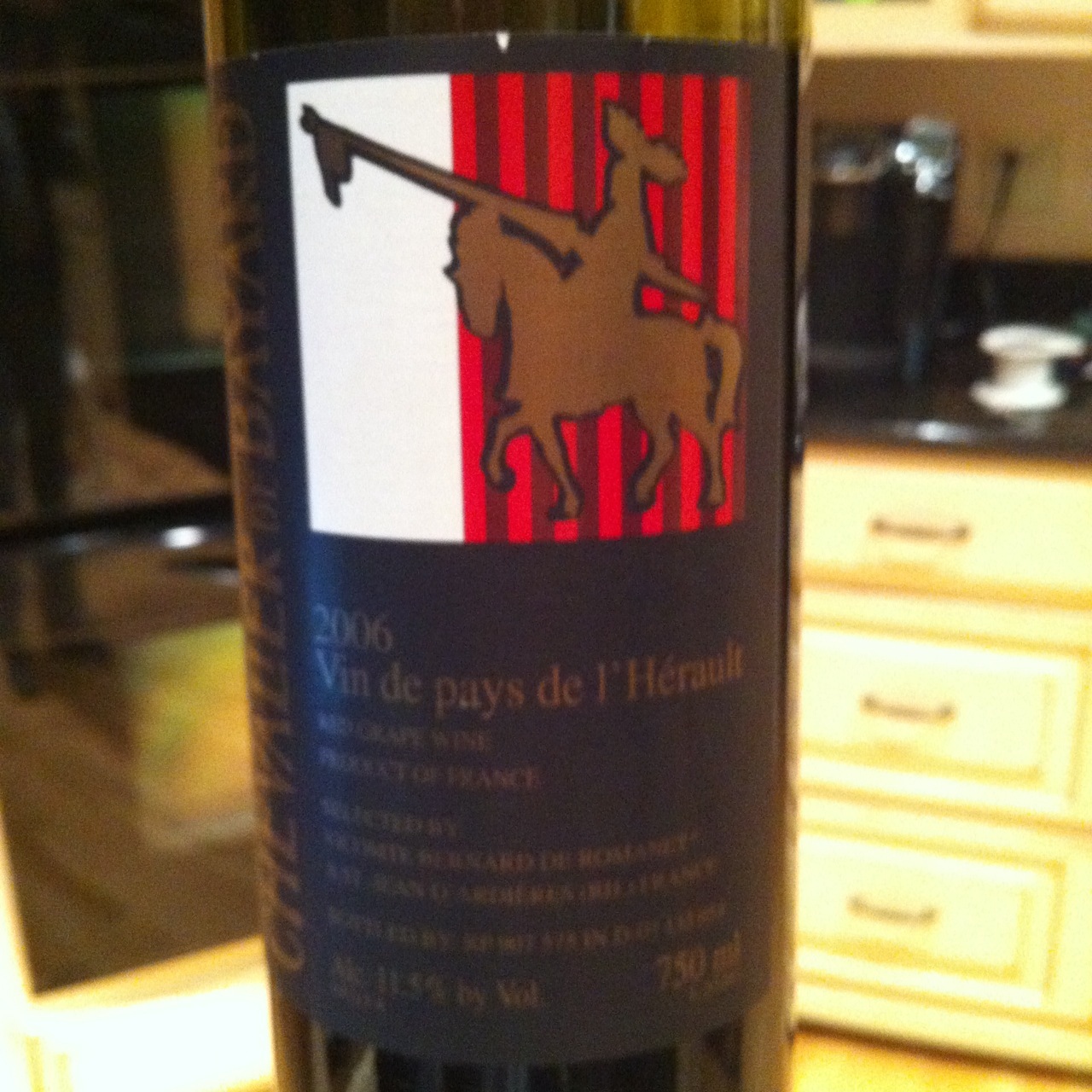 Chevalier de Bayard Vin de Pays de l'Hérault Red Blend