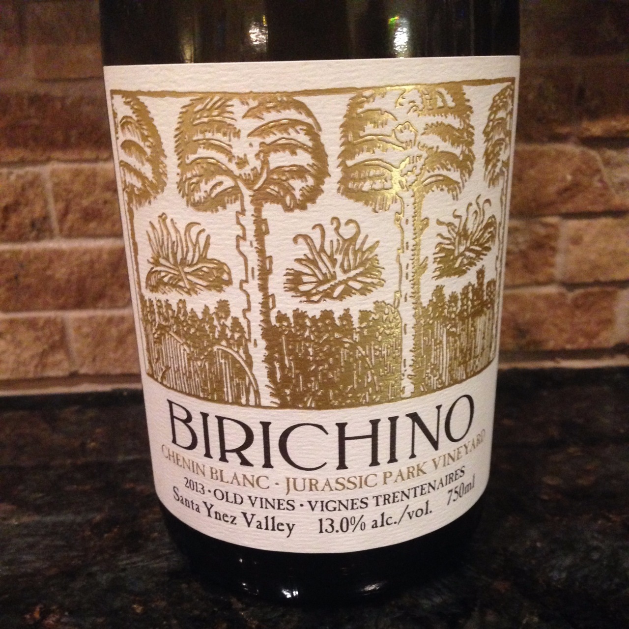 Birichino Jurassic Park Vineyard Old Vines Chenin Blanc 2013