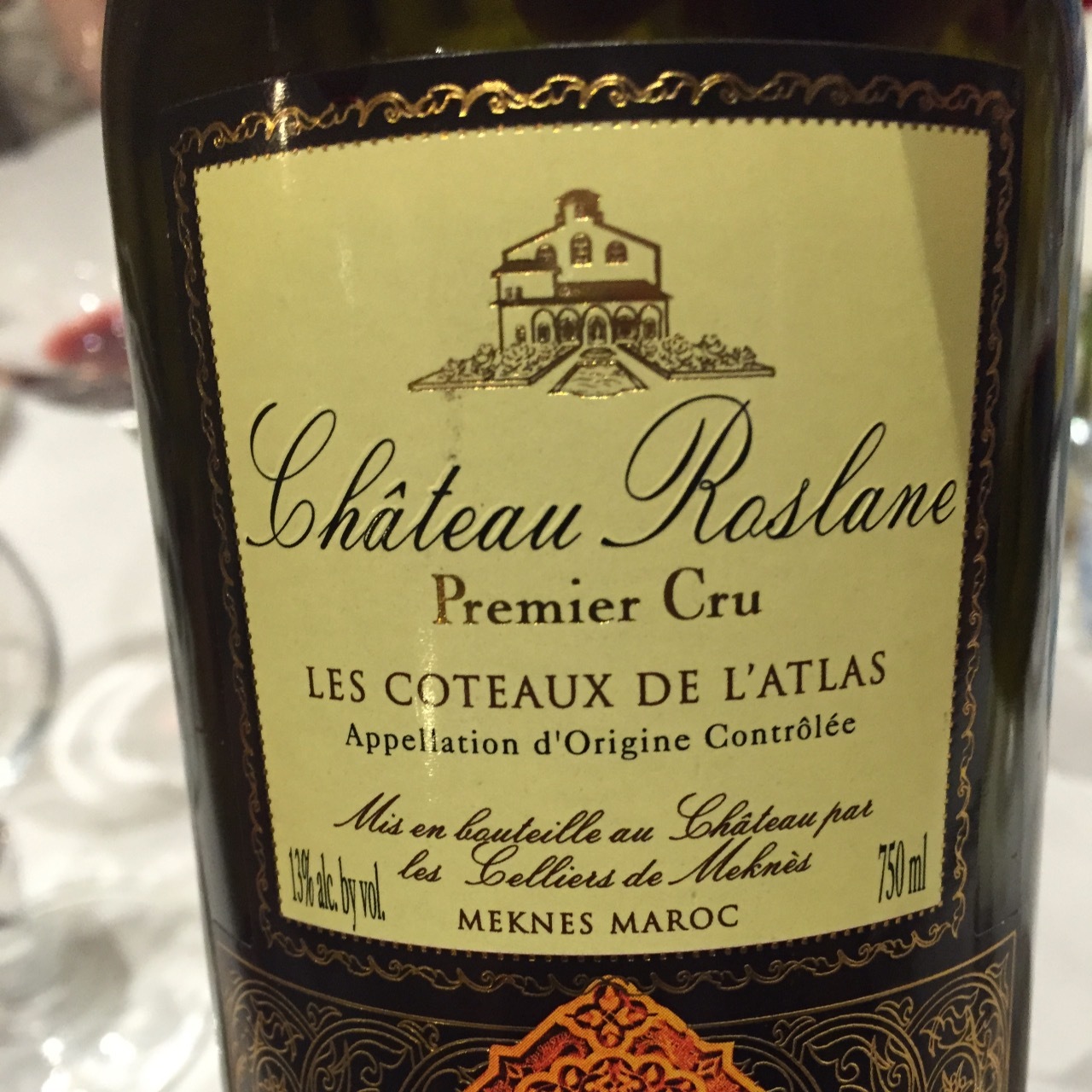 Les Celliers de Meknes Château Roslane Les Coteaux de L'Atlas 1er Cru