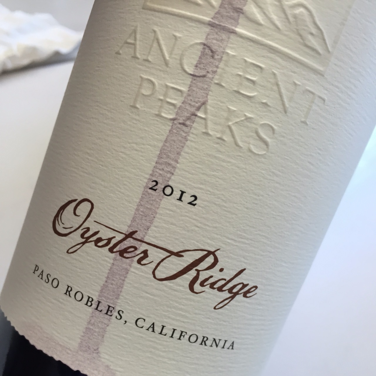 Peaks Cabernet Sauvignon Ancient Peaks Oyster Ridge 2016 Oyster