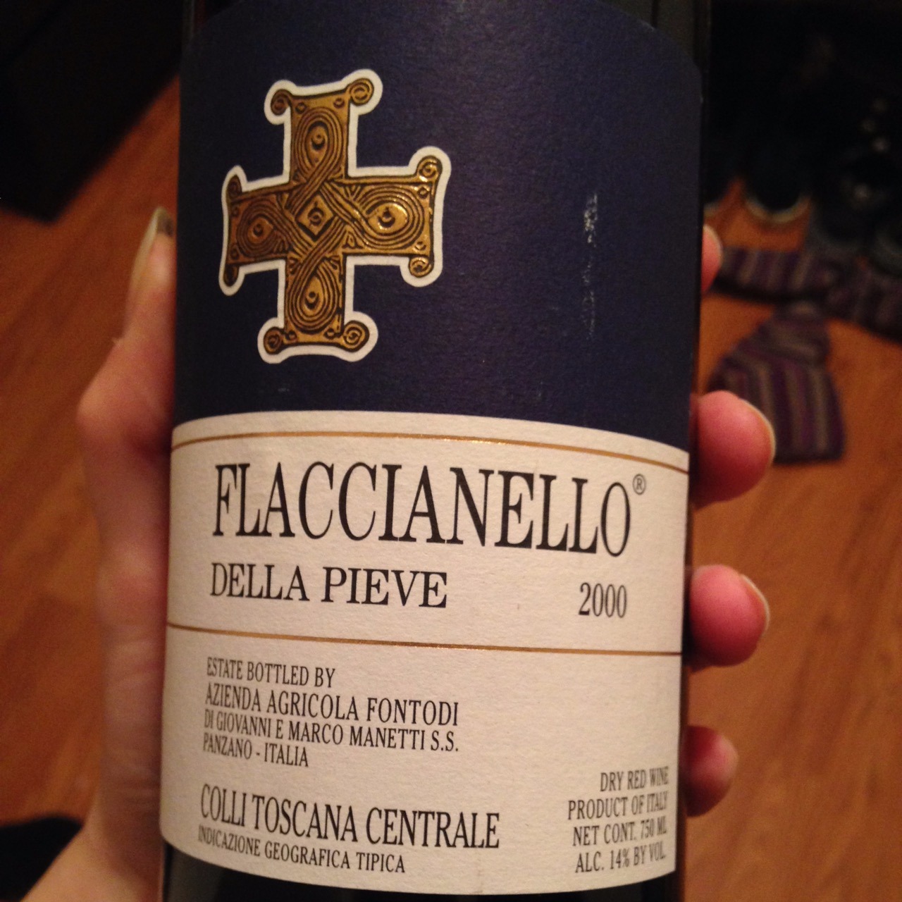 ワイン FLACCIANELLO DELLA PIEVE 1999 750ml 1999 Fontodi 