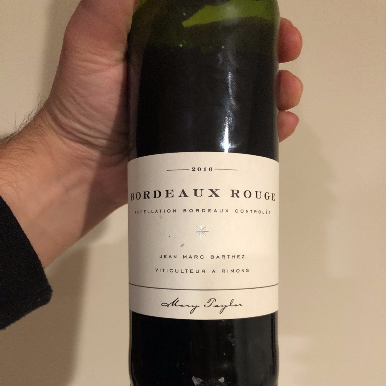 2018 Mary Taylor Jean Marc Barthez Bordeaux Rouge