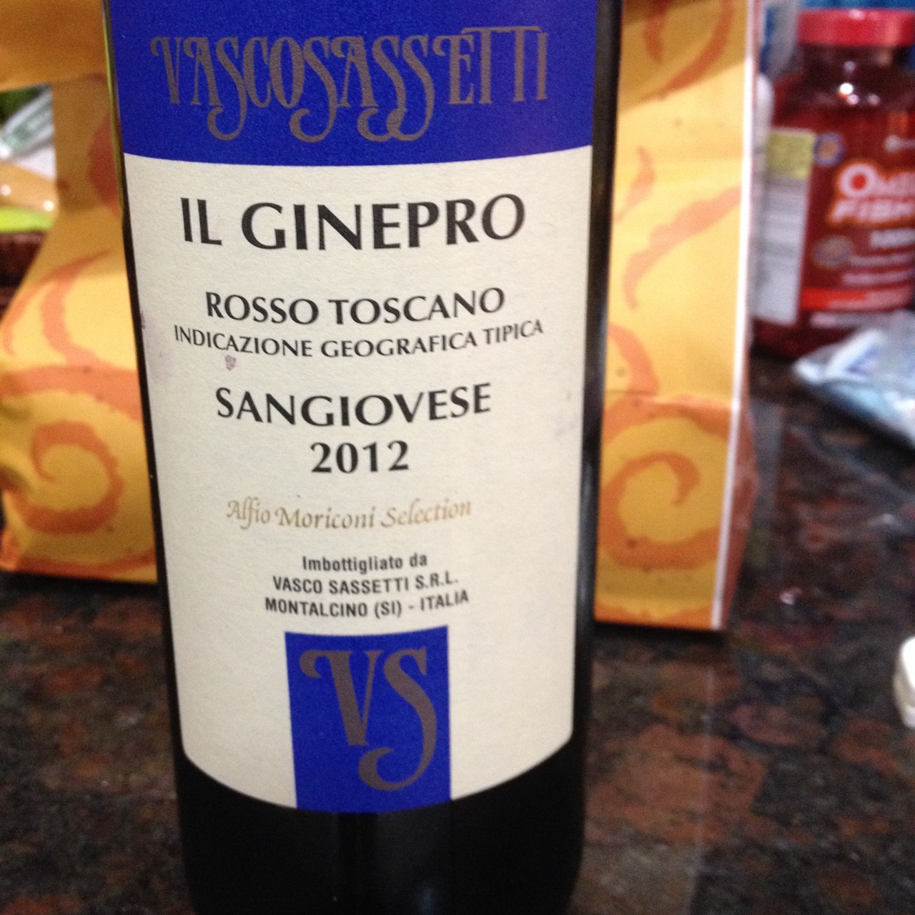 Vasco Sassetti Il Ginepro Rosso Toscano Sangiovese