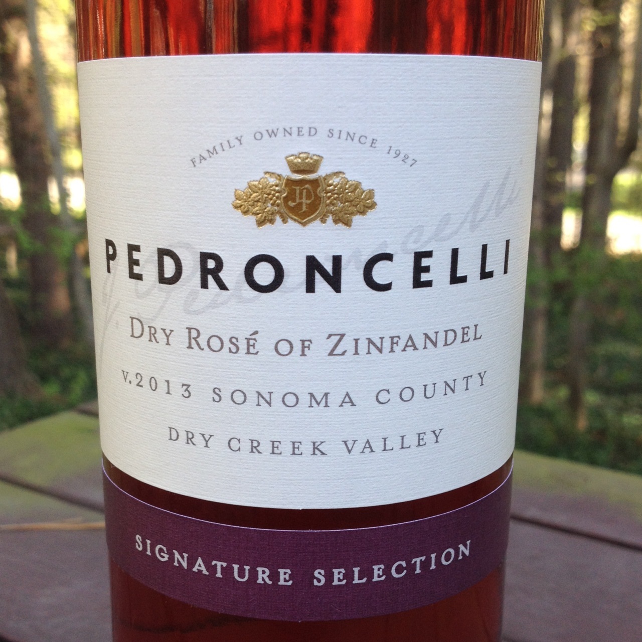 Pedroncelli Signature Selection Dry Rosé of Zinfandel