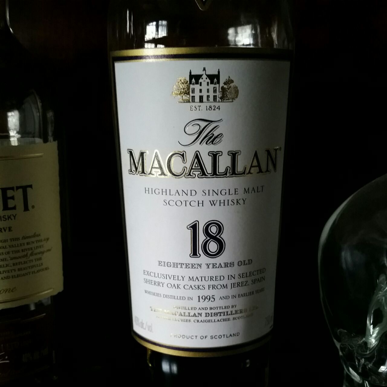 Macallan Distillery 18 Years Old Highland Single Malt Scotch