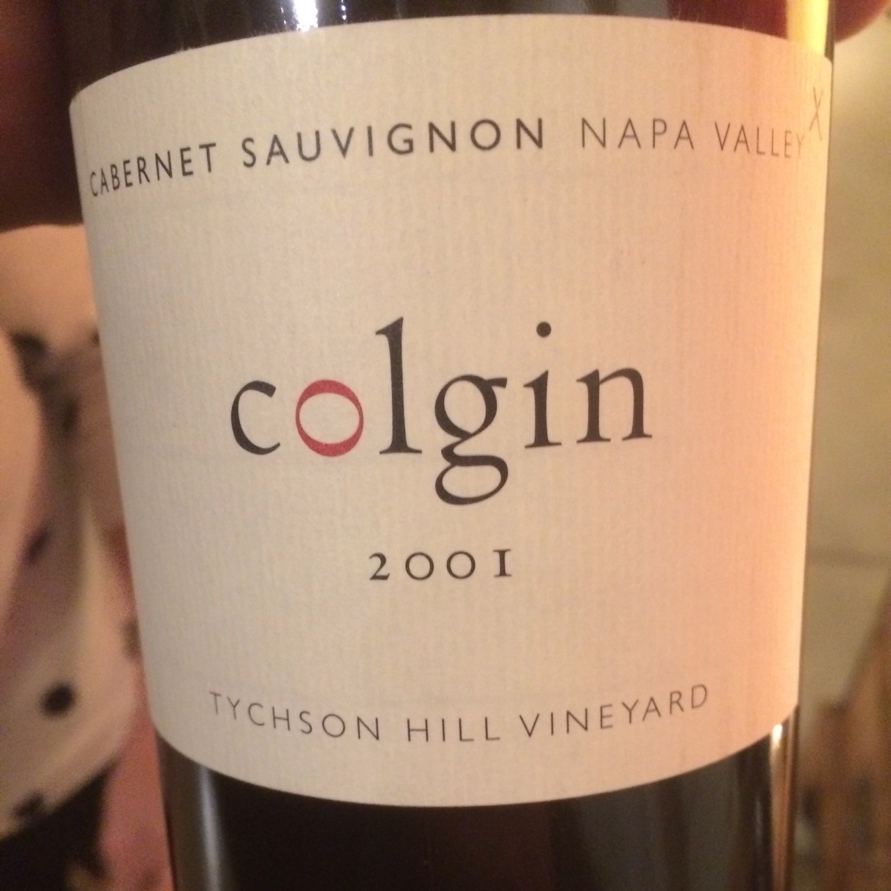 2017 Colgin Cellars Tychson Hill Vineyard Cabernet Sauvignon
