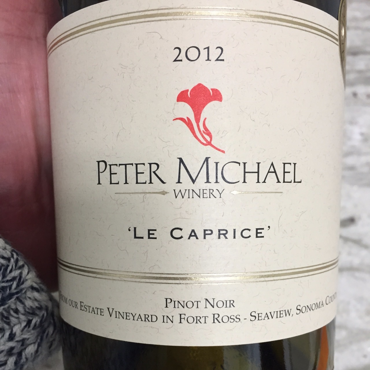 Peter Michael Winery Estate Vineyard Le Caprice Pinot Noir 2017