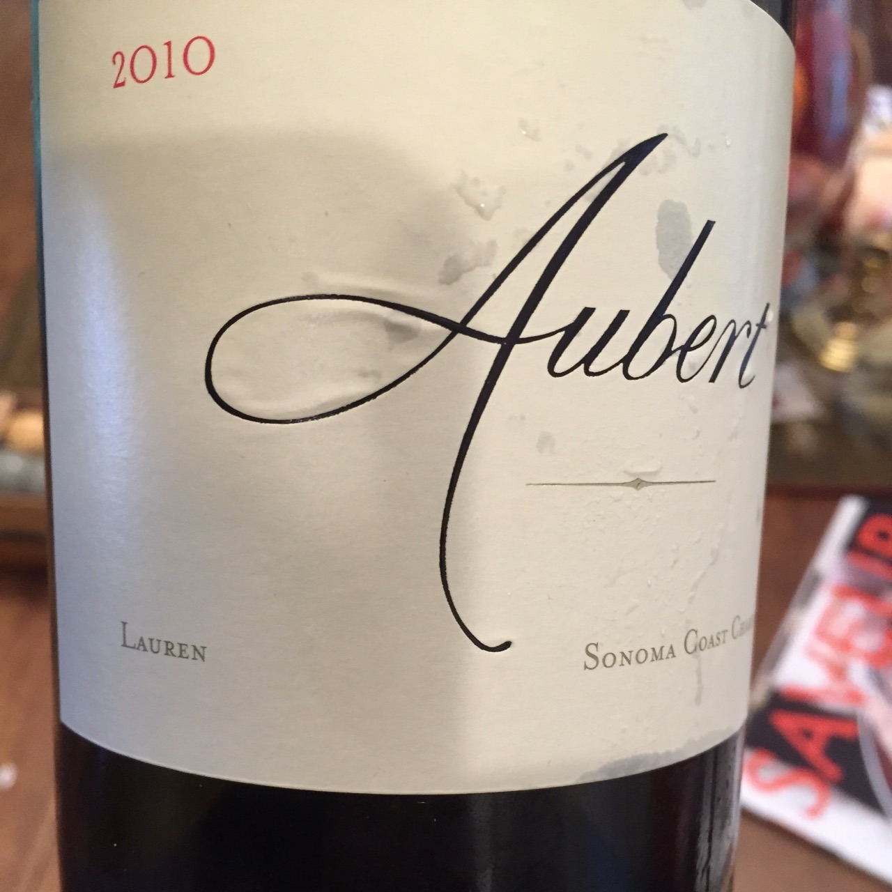 TWI100点 Aubert LAUREN Chardonnay 2024 Aubert Chardonnay Lauren Estate Vineyard Sonoma Coast 2024 – First