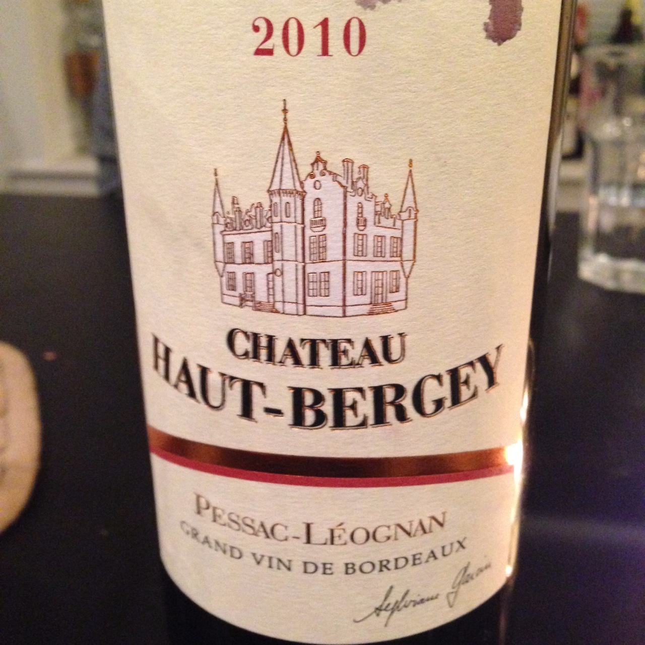 Ch Teau Haut Bergey Pessac L Ognan Red Bordeaux Blend