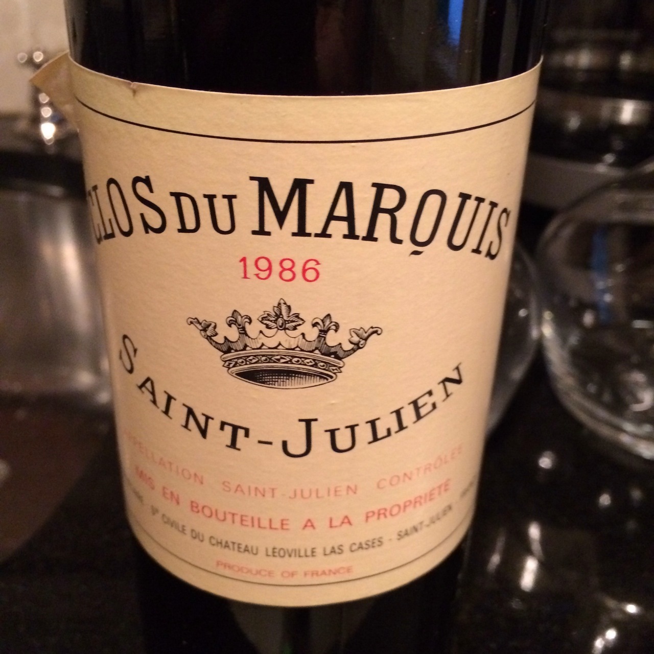 Château Léoville-Las Cases Grand Vin de Leoville du Marquis de las