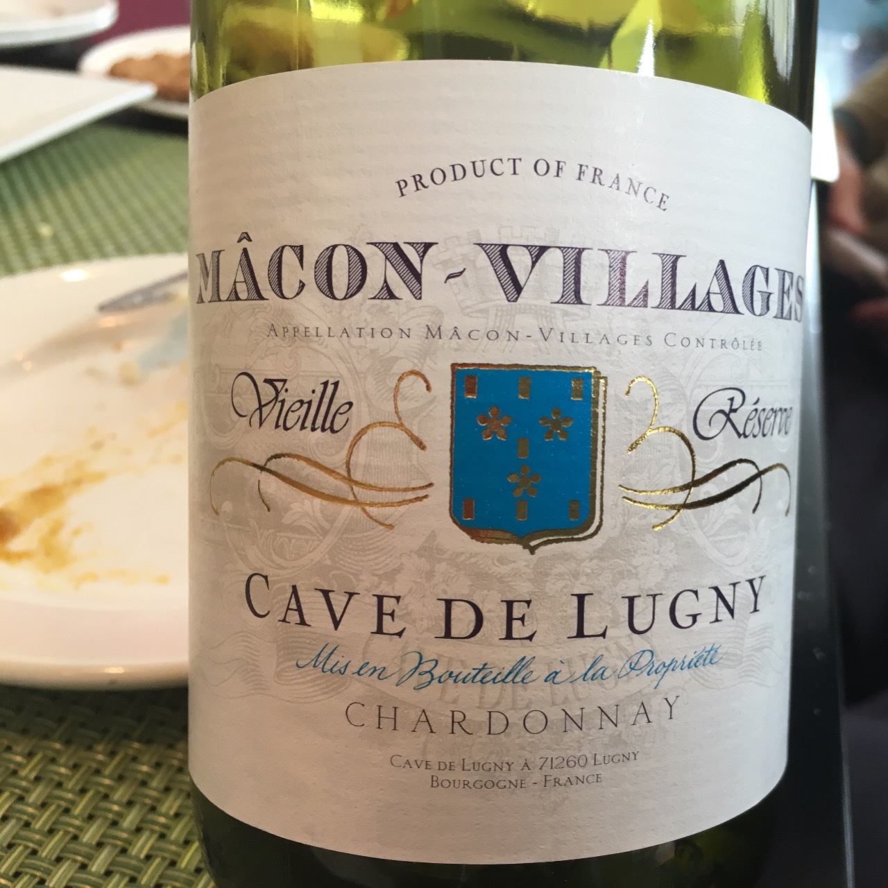  Cave de Lugny Vieille Réserve MâconVillages Chardonnay