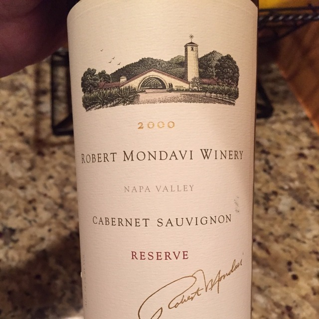 Robert Mondavi Winery Reserve Napa Valley Cabernet Sauvignon 2000 –  Cellaraiders