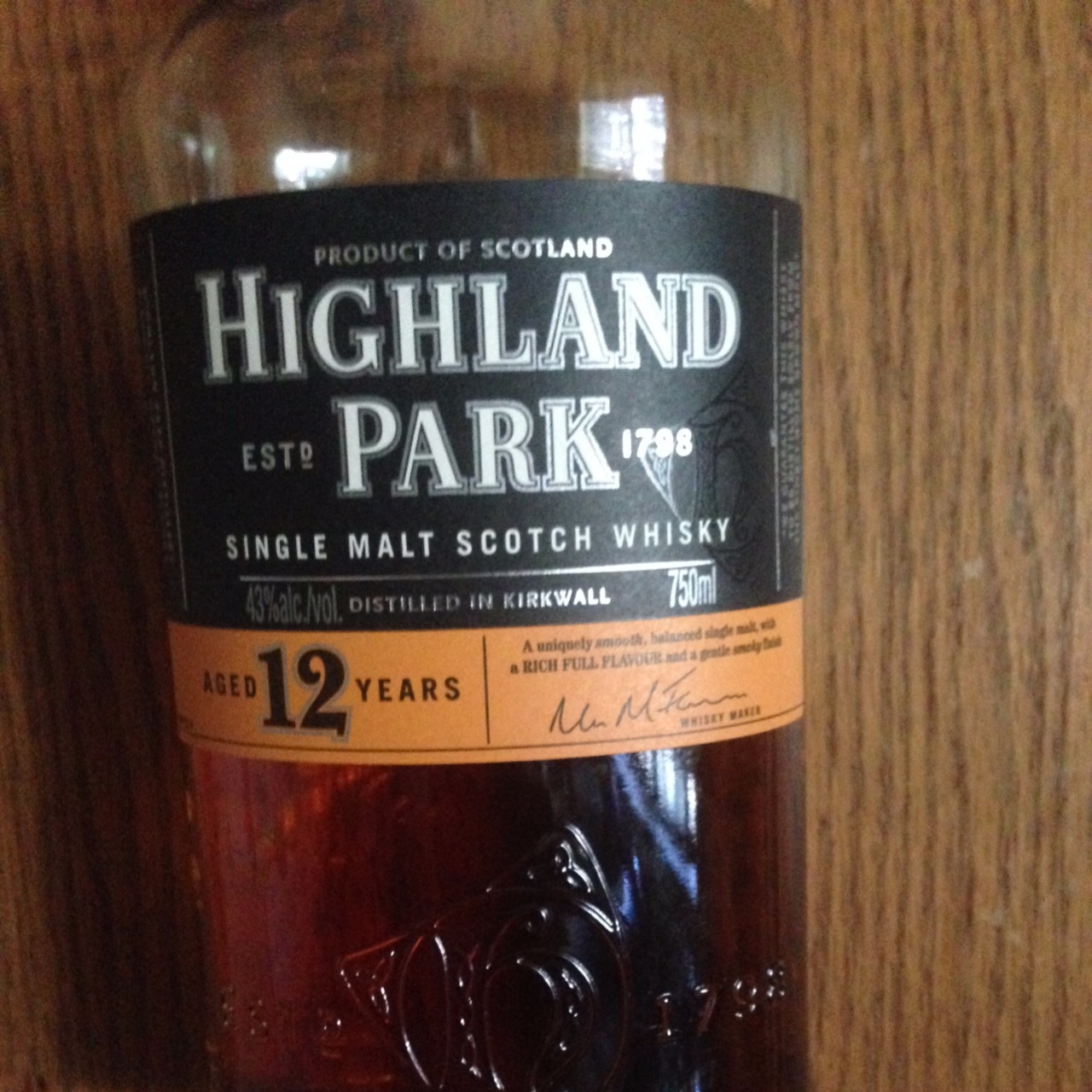 highland park single malt 12