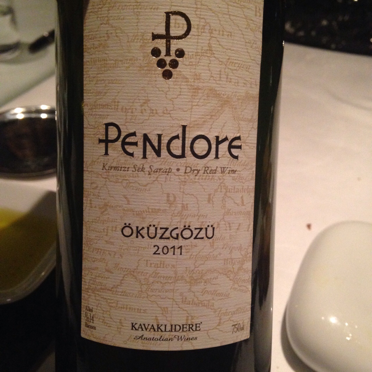 2012 Kavaklidere Pendore Öküzgözü