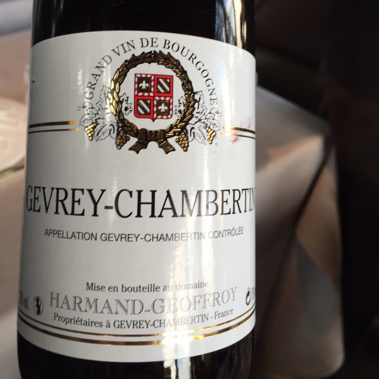 2016年Gevrey Chambertin Harmand Geoffroy 2016 Domaine Harmand-Geoffroy Gevrey-Chambertin 1er Cru La